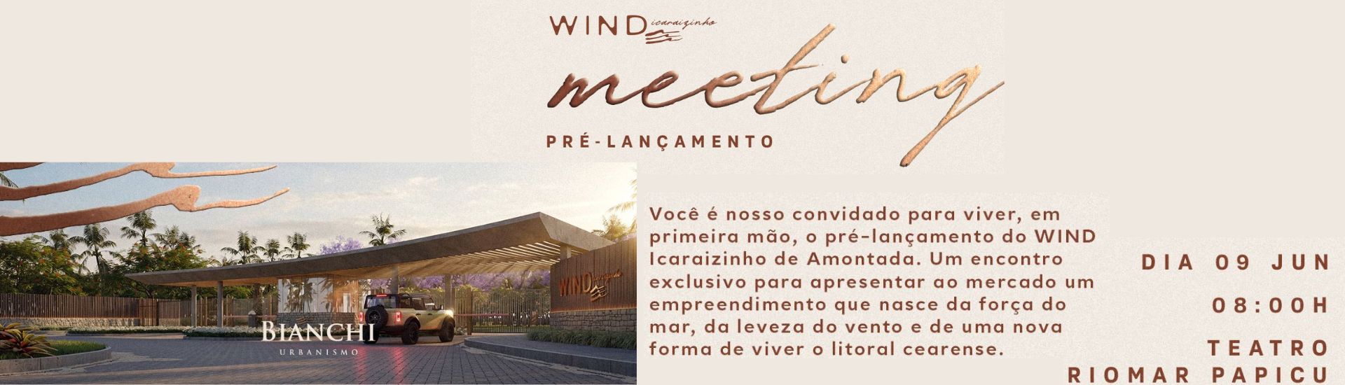 PRÉ-LANÇAMENTO WIND Icaraizinho de Amontada!